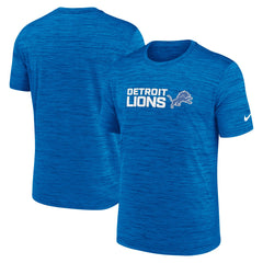 Detroit Lions Big & Tall Primetime Reverse Play Velocity Performance T-Shirt - Blue - Nike