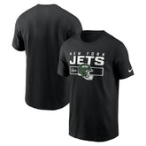 New York Jets Primetime Helmet Essential T-Shirt - Black - Nike