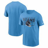 Tennessee Titans Primetime Helmet Essential T-Shirt - Light Blue - Nike