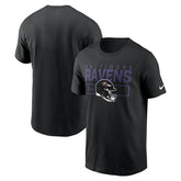 Baltimore Ravens Primetime Helmet Essential T-Shirt - Black - Nike