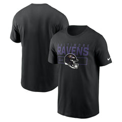 Baltimore Ravens Primetime Helmet Essential T-Shirt - Black - Nike