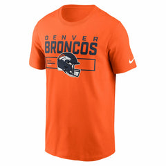 Denver Broncos Primetime Helmet Essential T-Shirt - Orange - Nike