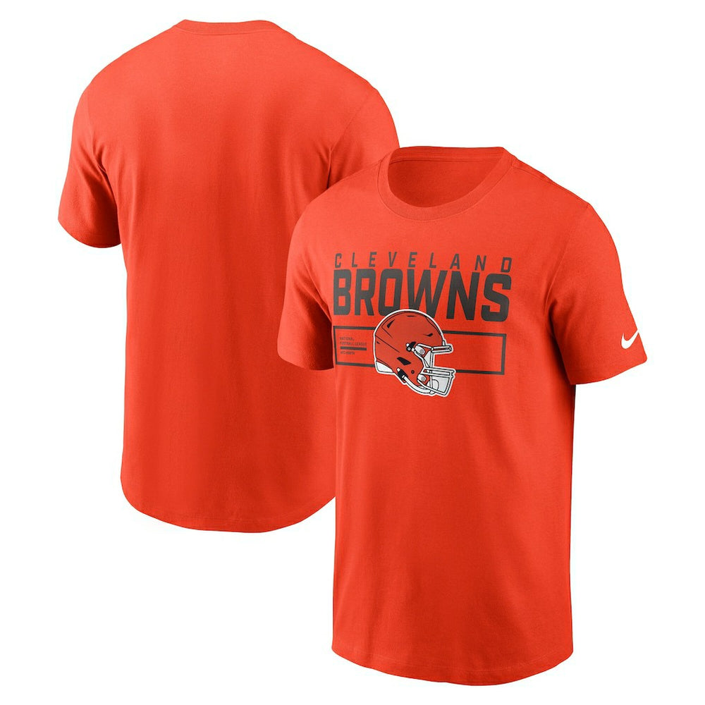 Cleveland Browns Primetime Helmet Essential T-Shirt - Orange - Nike