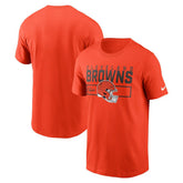Cleveland Browns Primetime Helmet Essential T-Shirt - Orange - Nike
