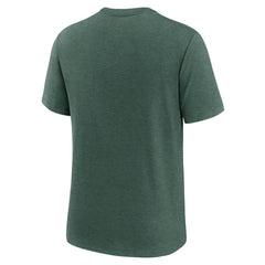 New York Jets Long Pass Tri-Blend T-Shirt - Heather Green - Nike