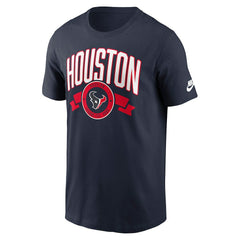 Houston Texans Rewind Front and Back Hit Essential T-Shirt - Navy - Nike