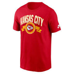 Kansas City Chiefs Rewind Front and Back Hit Essential T-Shirt - Red - Nike