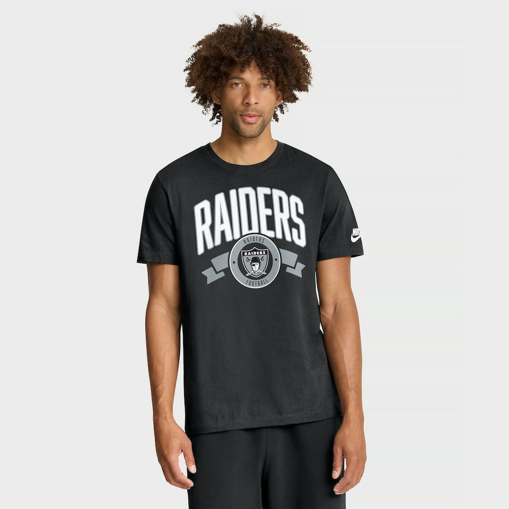 Las Vegas Raiders Rewind Front and Back Hit Essential T-Shirt - Black - Nike