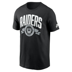 Las Vegas Raiders Rewind Front and Back Hit Essential T-Shirt - Black - Nike