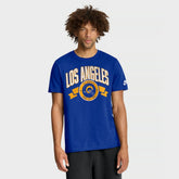 Los Angeles Rams Rewind Front and Back Hit Essential T-Shirt - Royal - Nike