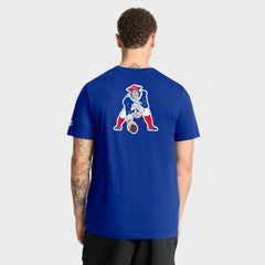 New England Patriots Rewind Front and Back Hit Essential T-Shirt - Royal - Nike