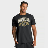 New Orleans Saints Rewind Front and Back Hit Essential T-Shirt - Black - Nike