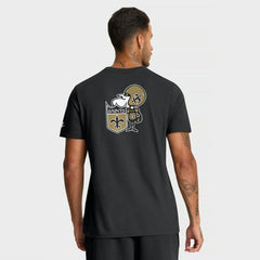 New Orleans Saints Rewind Front and Back Hit Essential T-Shirt - Black - Nike