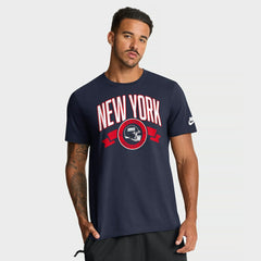New York Giants Rewind Front and Back Hit Essential T-Shirt - Navy - Nike