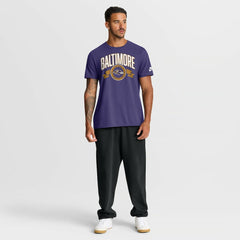 Baltimore Ravens Rewind Front and Back Hit Essential T-Shirt - Purple - Nike