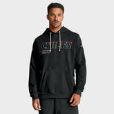 Kansas City Chiefs Tall 2025 NFL Crucial Catch Sideline Standard Issue Dri-FIT Hoodie - Black - Nike