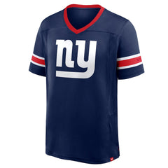 New York Giants Hometown Premium Hashmark V-Neck T-Shirt - Navy - Fanatics