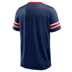 New York Giants Hometown Premium Hashmark V-Neck T-Shirt - Navy - Fanatics