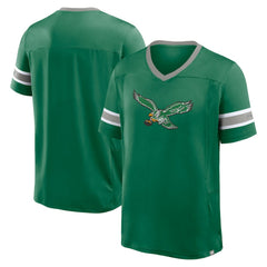 Philadelphia Eagles Hometown Premium Hashmark V-Neck T-Shirt - Kelly Green - Fanatics