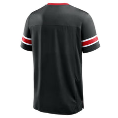 Atlanta Falcons Hometown Premium Hashmark V-Neck T-Shirt - Black - Fanatics