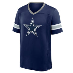 Dallas Cowboys Hometown Premium Hashmark V-Neck T-Shirt - Navy - Fanatics
