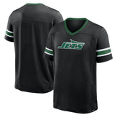 New York Jets Redzone Hashmark V-Neck T-Shirt - Black - Fanatics