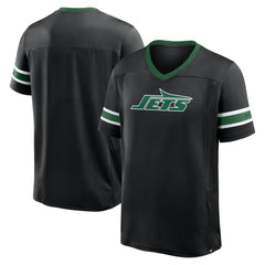 New York Jets Redzone Hashmark V-Neck T-Shirt - Black - Fanatics