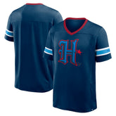 Houston Texans Redzone Hashmark V-Neck T-Shirt - Navy - Fanatics