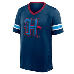 Houston Texans Redzone Hashmark V-Neck T-Shirt - Navy - Fanatics