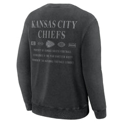 Kansas City Chiefs Deep Route Pullover Sweatshirt - Black - Fanatics