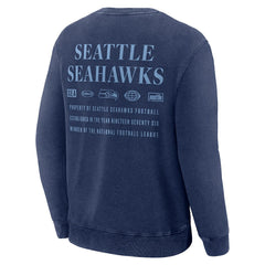 Seattle Seahawks Deep Route Pullover Sweatshirt - Navy - Fanatics