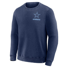 Dallas Cowboys Deep Route Pullover Sweatshirt - Navy - Fanatics