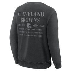Cleveland Browns Deep Route Pullover Sweatshirt - Black - Fanatics