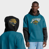 Jacksonville Jaguars Helmet Retro Pullover Hoodie - Teal - Fanatics