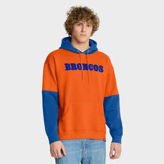 Denver Broncos Helmet Retro Pullover Hoodie - Orange - Fanatics