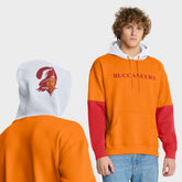 Tampa Bay Buccaneers Helmet Retro Pullover Hoodie - Tan - Fanatics