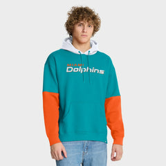 Miami Dolphins Helmet Pullover Hoodie - Aqua - Fanatics