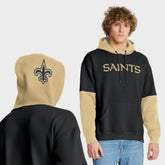 New Orleans Saints Helmet Pullover Hoodie - Black - Fanatics