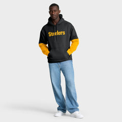 Pittsburgh Steelers Helmet Pullover Hoodie - Black - Fanatics