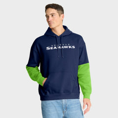 Seattle Seahawks Helmet Pullover Hoodie - College Navy - Fanatics