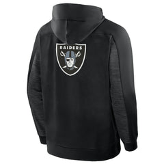Las Vegas Raiders Checkdown Pass Full-Zip Hoodie - Black - Fanatics