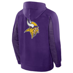Minnesota Vikings Checkdown Pass Full-Zip Hoodie - Purple - Fanatics