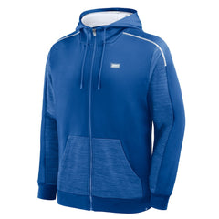 New York Giants Checkdown Pass Full-Zip Hoodie - Royal - Fanatics