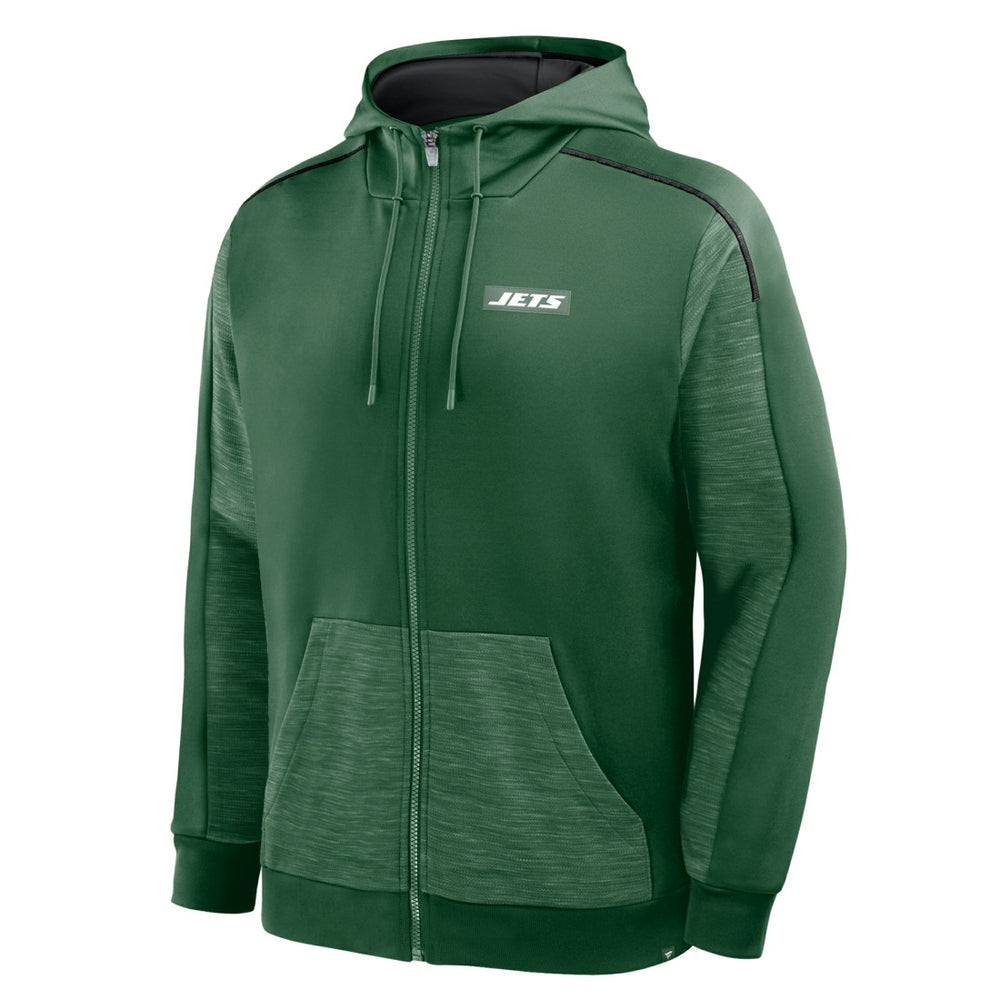 New York Jets Checkdown Pass Full-Zip Hoodie - Green - Fanatics