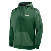 New York Jets Checkdown Pass Full-Zip Hoodie - Green - Fanatics