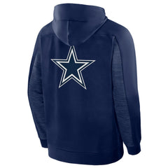 Dallas Cowboys Checkdown Pass Full-Zip Hoodie - Navy - Fanatics