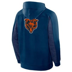 Chicago Bears Checkdown Pass Full-Zip Hoodie - Navy - Fanatics