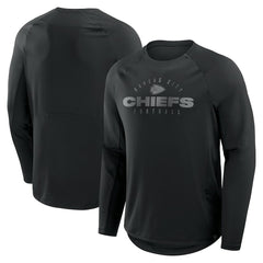 Kansas City Chiefs Coverage Scheme Long Sleeve T-Shirt - Black - Fanatics