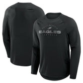 Philadelphia Eagles Coverage Scheme Long Sleeve T-Shirt - Black - Fanatics
