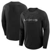 Detroit Lions Coverage Scheme Long Sleeve T-Shirt - Black - Fanatics